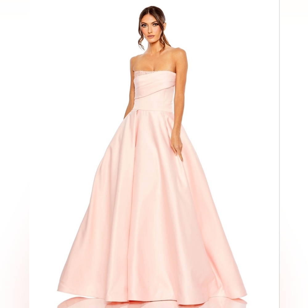 Mac Duggal 20457 - Strapless Semi-Ballgown Dres